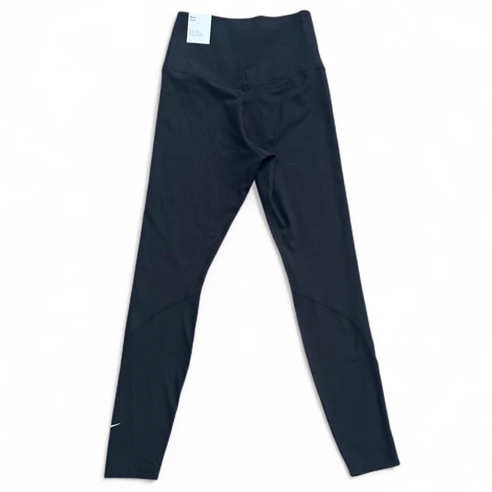 NIKE ONE Women TIGHT & DRI FIT HIGH RISE Yoga 7/8Leggings-Black - Picture 13 of 14